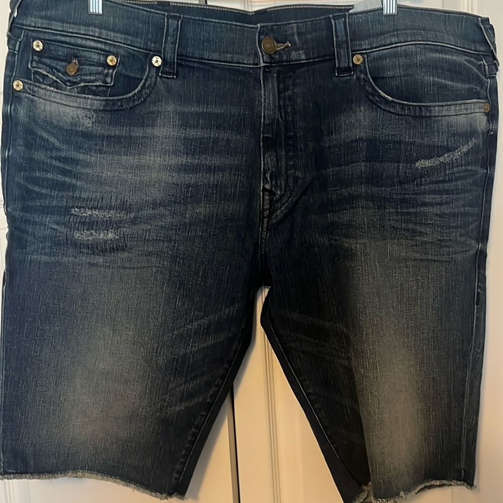True religion “Ricky” denim shorts